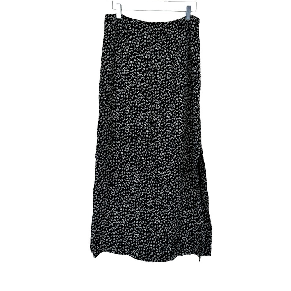 Jones New York | Black and White Geometric Pattern Skirt | Size 8